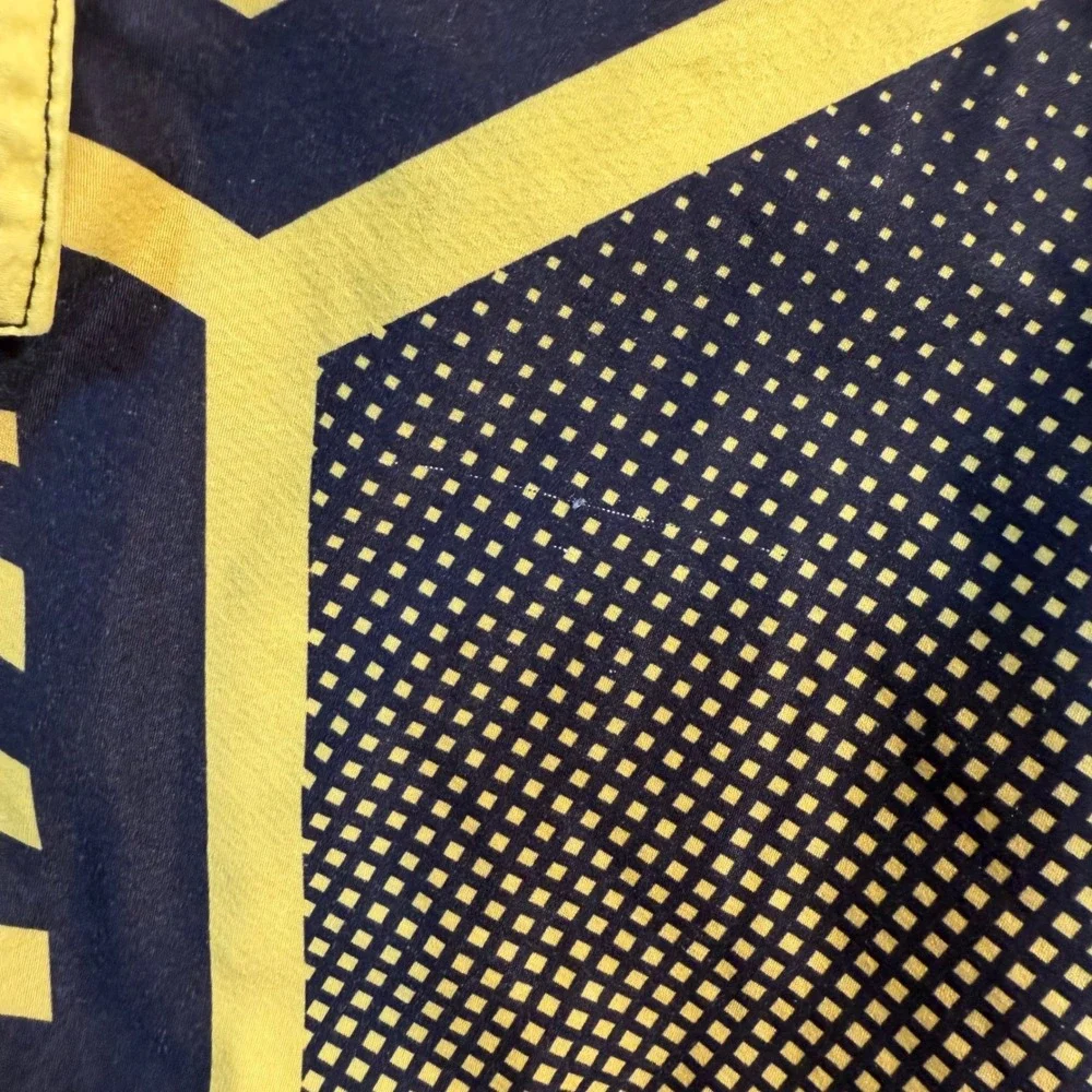 Quiksilver Cypher Series Board Shorts Mens 32 Yellow Black Geometric Swim Trunks